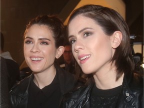 Tegan and Sara at Studio Bell in the National Music Centre  in Calgary. The Calgary-raised duo will perform at the Jubilee Auditorium Oct. 30.