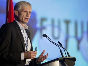 Shell Canada president  Michael Crothers speaks to the Global Business Forum last week.