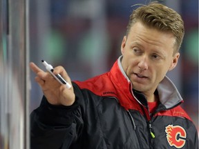 Calgary Flames coach Glen Gulutzan