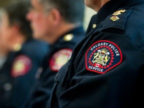 calgary police badge stock