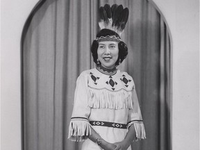 Evelyn Eagle Speaker was crowned Stampede Queen in 1954, the first and only First Nations person to hold that title.
