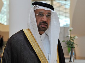 Saudi Arabia's Energy Minister Khalid al-Falih