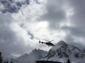 Getting to Assiniboine Lodge by helicopter is by far the easiest way. But you can also ski or snowshoe and hike in summer. Credit, Lisa Monforton