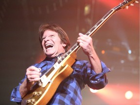 Rock legend John Fogerty performs at the Sudbury Community Arena. There were no press photographers allowed at his Friday Calgary concert.