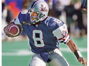 Former Montreal Alouettes quarterback Tracy Ham is surprised the Calgary Stampeders are on the verge of breaking the CFL's best record, set by him and the Edmonton Eskimos in 1989.