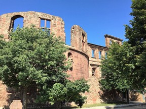 Heidelberg Castle is a highlight of our bike and barge tour down the Rhine and Neckar rivers in Germany.