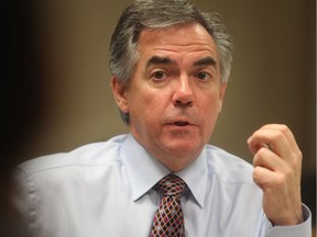 Jim Prentice, seen meeting with the Herald editorial board during the 2015 election, was a fiercely patriotic Canadian and an honourable man.