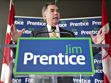 Former federal cabinet minister Jim Prentice officially launches his campaign for the Alberta Progressive Conservative leadership in Edmonton on Wednesday, May 21, 2014.