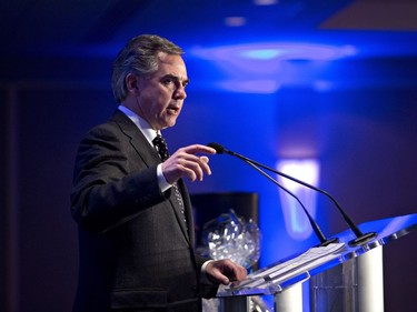 Alberta Premier Jim Prentice gives a state-of-the-province address in Edmonton, Alberta on Tuesday December 9, 2014.