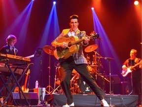 Matt Cage, now performing in Stage West's  Million Dollar Quartet, has become a much sought after Elvis.
