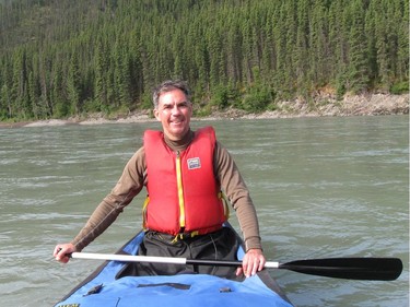 NAHANNI RIVER, ALBERTA, JULY, 2009 --  Environment Minister Jim Prentice steers  a canoe carrying Don Martin as the pair head into the Third Canyon on the South Nahanni.  Photos by Don Martin (Canwest)