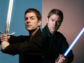 Charles Ross does One-Man Lord of the Rings and One-Man Star Wars on alternating nights this week at Pumphouse Theatre.