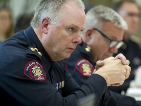 A report to the Calgary Police Commission on Tuesday showed nearly 1,900 CPS uniformed members, civilian employees and their families took advantage of mental health supports through the police force in 2017.