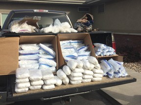 This truck was stopped in Utah with more than 236 pounds of methamphetamine on board.