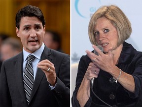 Prime Minister Justin Trudeau and Alberta Premier Rachel Notley.