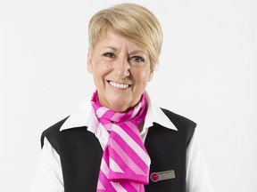Dina, WestJet in Deer Lake, Newfoundland, Customer Service Agent, WestJetter since 2010, two-time breast cancer survivor.
