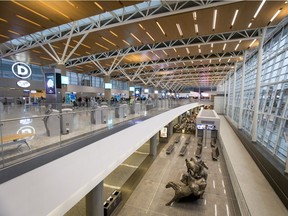 The new international terminal of the Calgary International Airport.