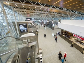 The new international terminal of the Calgary International Airport.