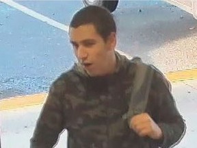 This photo from the RCMP's Integrated Homicide Investigation Team's Twitter feed shows Gabriel Klein taken just hours prior to the Abbotsford Senior Secondary attack. Investigators are still trying to determine a motive for the stabbings at the school and 21-year-old drifter Klein is in custody, awaiting a Monday court date on charges of second-degree murder and aggravated assault. THE CANADIAN PRESS/HO-Twitter-@HomicideTeam ORG XMIT: VCR500