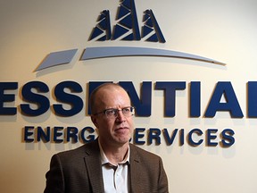 Garnet Amundsen, the CEO of Essential Energy Services in Calgary.