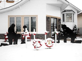 Calgarians remember the fallen in their own way.