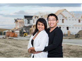Tony Gee and Chrizzia Corpuz are the first people to buy a home in the new community of Livingston by Brookfield Residential. The young couple bought a single-family floor plan through Morrison Homes.