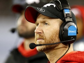 Coach Dave Dickenson  Calgary Stampeders  at the 104th Grey Cup at BMO Field in Toronto, Ont. on Sunday November 27, 2016. Michael Peake/Toronto Sun/P81ostmedia Network