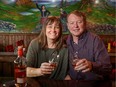 Lynn and Michael Cullen at Bobby's Place in Calgary.