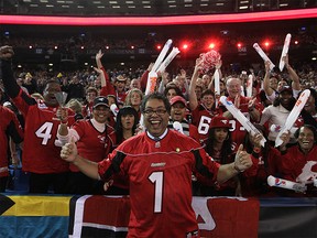 As of Tuesday, about 14% of Grey Cup game tickets sold on StubHub were purchased by Calgarians, compared to nearly 65% acquired by Ottawa purchasers. Photo By Colleen De Neve/ Calgary Herald.