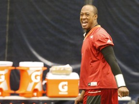 Ottawa Redblacks quarterback Henry Burris at the team's practice at Monarch Park school in Toronto, Ont. on Wednesday November 23, 2016. Michael Peake/Toronto Sun/Postmedia Network