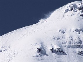 File art of Mount Haig, just ouside the Castle Ski Resort near Pincher Creek, B.C.