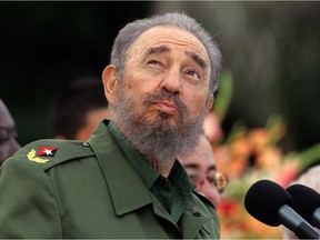 President Fidel Castro at the Plaza de la Patria square in Bayamo, in the province of Granma, during a ceremony marking the 53rd anniversary of the assault on the Moncada barracks.