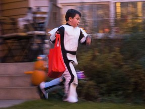 Behold! The results of our annual Halloween Kid Count. This year the number of households handing out full-sized chocolate bars increased.