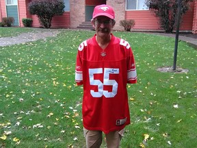 Brian Thomas, arguably the U.S.' biggest Calgary Stampeders fan, is ready to cheer on his favourite football team in the Grey Cup.