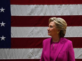 US Democratic presidential nominee Hillary Clinton waits backstage during a campaign rally in Winterville, North Carolina, on November 3, 2016. Think carefully before engaging your American friends about the results of this week's U.S. election.