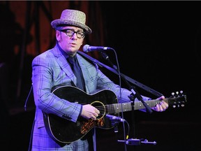 Singer/songwriter Elvis Costello performs at the Lincoln Center in 2012. He plays the Jubilee Auditorium on Friday.