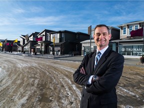 Craig Dickie, of Walton Development and Management, in the new community of Cornerstone in northeast Calgary.