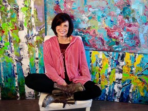Calgary artist Tresa Gibson.