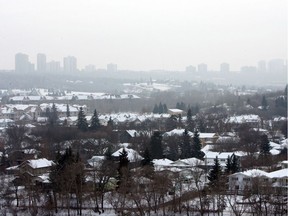 Edmonton's air quality is deteriorating under smoggy winter conditions, Alberta Health Services says. "The quality of air at present is not a health hazard for those in good health," said Dr. Gloria Keays, associate medical officer of health for AHS' Alberta region. "However, people with asthma, bronchitis or emphysema should monitor their reactions and take any preventative measures their physicians have previously recommended. "People who experience difficulty breathing should consult their physicians." Built-up pollutants caused by light winds – coupled with shifting temperatures – have caused the city's air quality to suffer. Air quality updates will be posted on Alberta Environment's website, www.envinfo.gov.ab.ca/airquality.