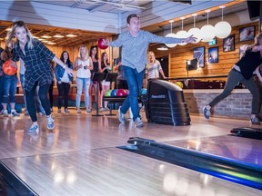 Hitting the lanes at High Rollers Banff_image courtesy Banff Hospitality Collective