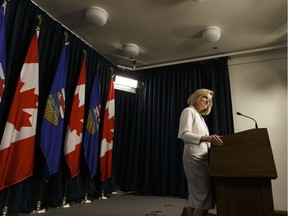 Alberta Premier Rachel Notley speaks in a year end press conference at the Alberta Legislature in Edmonton, Alberta on Wednesday, December 14, 2016. Ian Kucerak / Postmedia