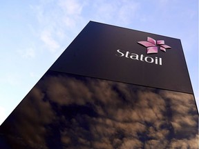 The sign outside the Statoil oil company headquarters in Stavanger, Norway. Calgary-based Athabasca Oil Corp. has struck a deal to buy the northern Alberta oilsands assets of the Norwegian oil giant for up to $832 million.