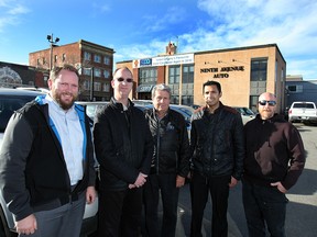 The team at Ninth Avenue Auto, from left, Matthew Bergeron, Adam Batchelor, Doug Webber, Kiran Sthankiya and Ken Sproat.