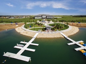 Mahogany is built around Calgary’s largest freshwater lake and features a wide variety of homes.