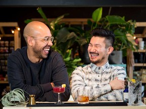 Justin Brown and Kyo-Jean Chung mix it up at Plant, the site of one Sugar Water pop-up.