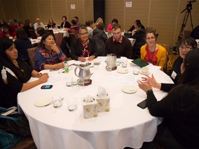 Partners and community members gathered at a forum for the First Nations, Inuit and Metis Cancer Control Initiative in St. John's last year.