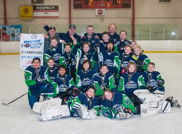 The Springbank Rockies were victorious in the Atom 5 West division.