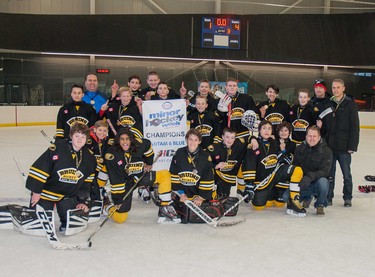 The Bow River Bruins were victorious in the Bantam 6 Blue division.