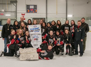 GHC1 White earned the Bantam Girls A division crown.