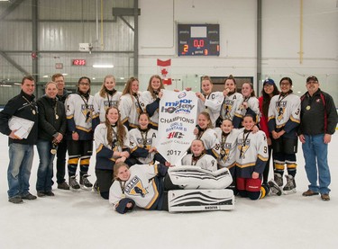 GHC 2 White earned the Bantam Girls B division crown.